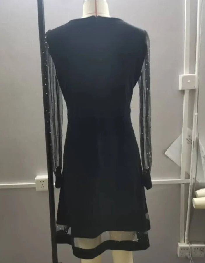 ISABEL™ | VESTIDO DE MALHA COM BRILHO