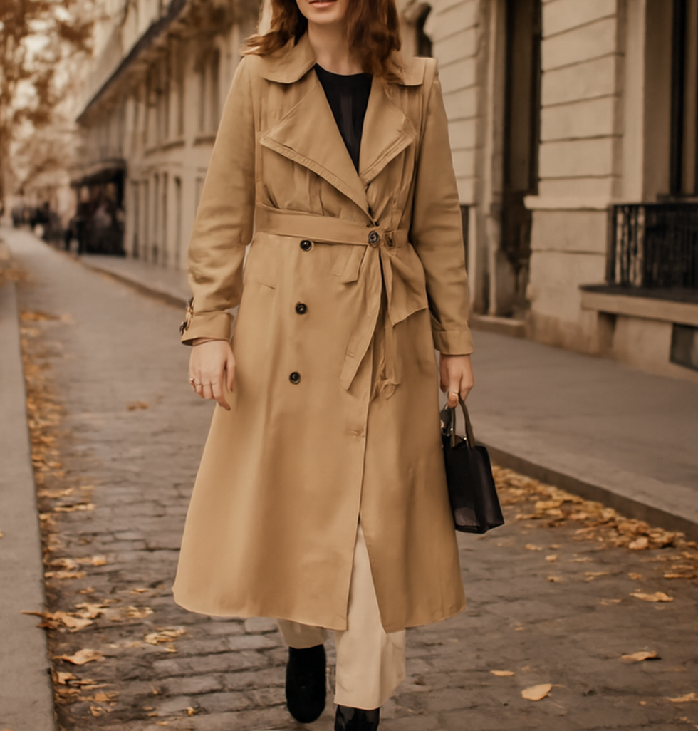 LAURA™ | GABARDINA FEMENINA CLÁSSICA