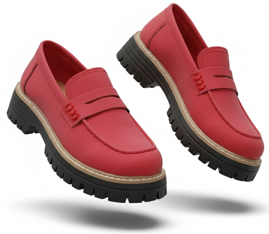 ANA™ | MOCASSINS ORTOPÉDICOS COM SALTO GROSSO