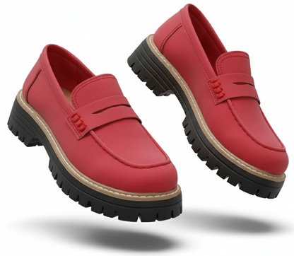 ANA™ | MOCASSINS ORTOPÉDICOS COM SALTO GROSSO