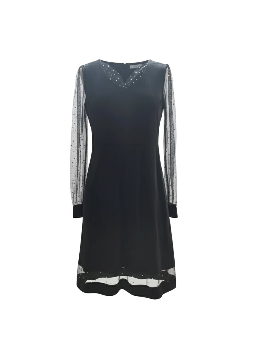 ISABEL™ | VESTIDO DE MALHA COM BRILHO