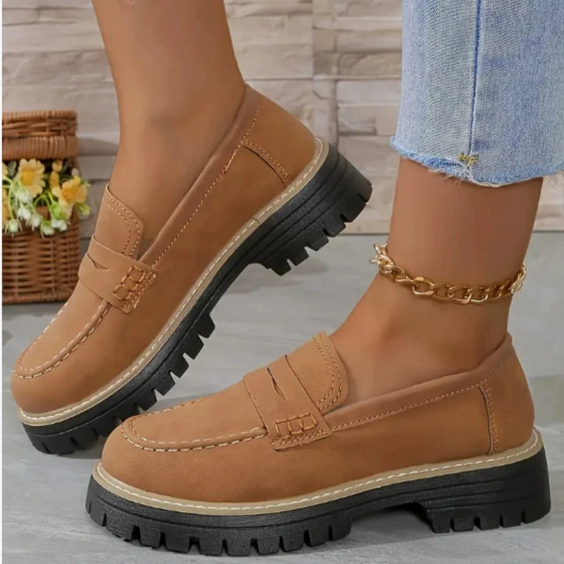 ANA™ | MOCASSINS ORTOPÉDICOS COM SALTO GROSSO