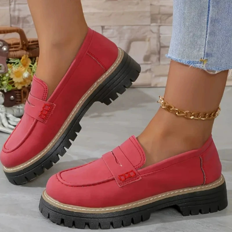 ANA™ | MOCASSINS ORTOPÉDICOS COM SALTO GROSSO