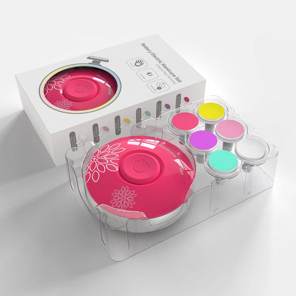 Conjunto de manicure elétrico para bebés