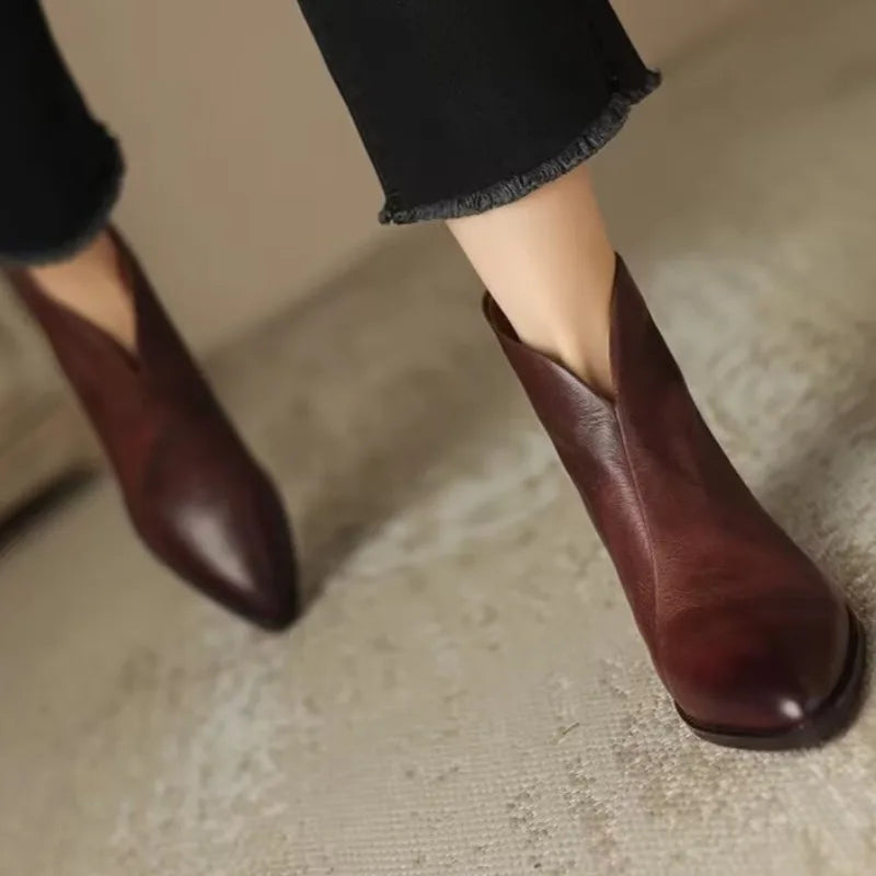 VALERIA™ | BOTINES ORTOPÉDICOS DE CUERO SINTÉTICO 2x1