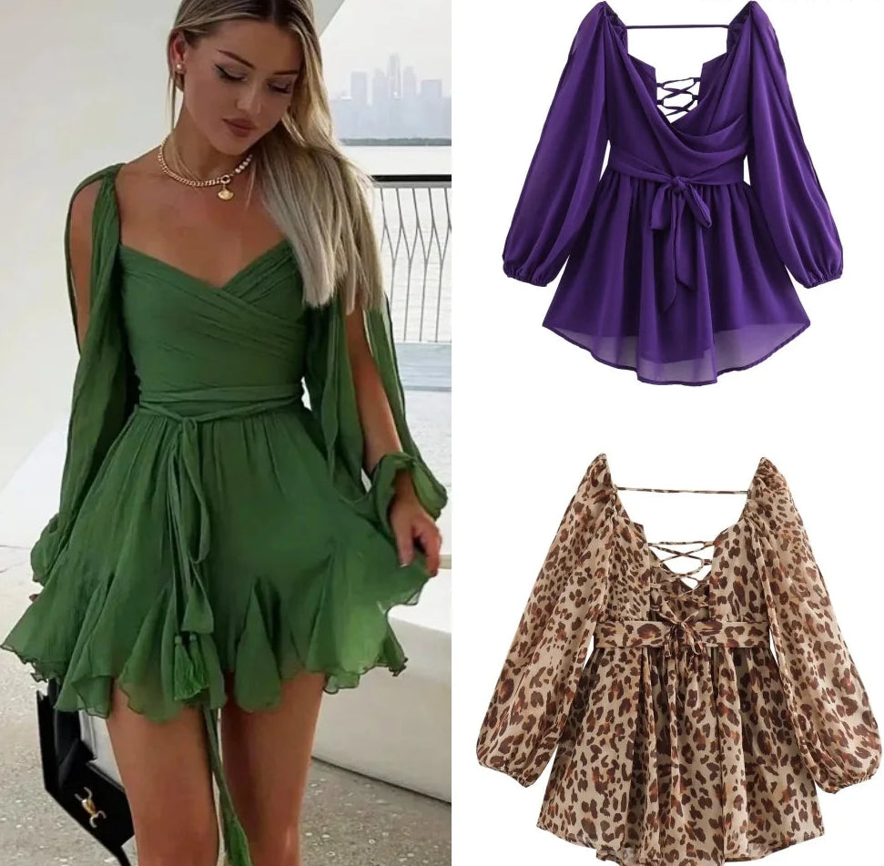 VERA™ | VESTIDO COM CALÇÃO