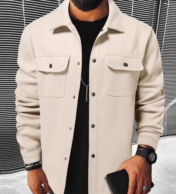 MARCO™ | CASACO CASUAL COM BOLSOS