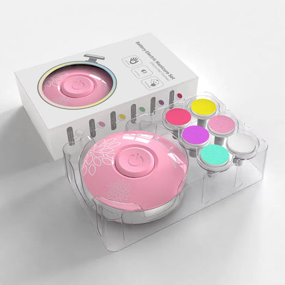 Conjunto de manicure elétrico para bebés