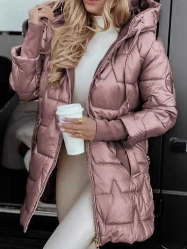 SOFIA™ | CASACO ACOLCHOADO COM CAPUZ