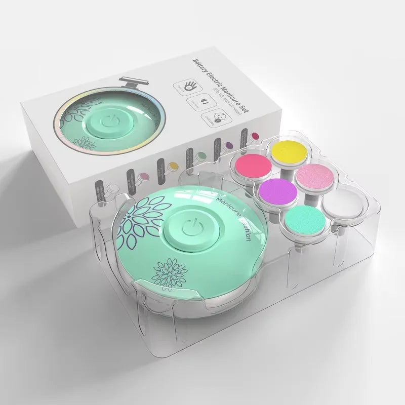 Conjunto de manicure elétrico para bebés