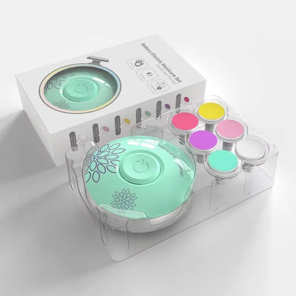 Conjunto de manicure elétrico para bebés