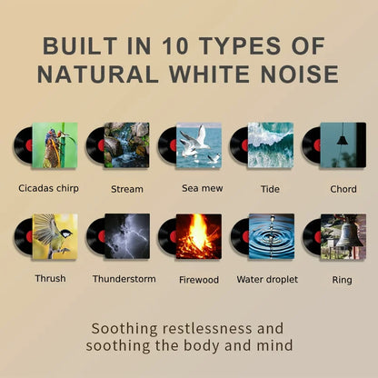 Máquina de ruído branco relaxante para dormir