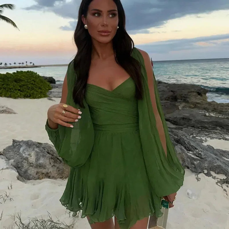 VERA™ | VESTIDO COM CALÇÃO