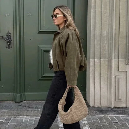 PATRÍCIA™ | CASACO DE CAMURÇA