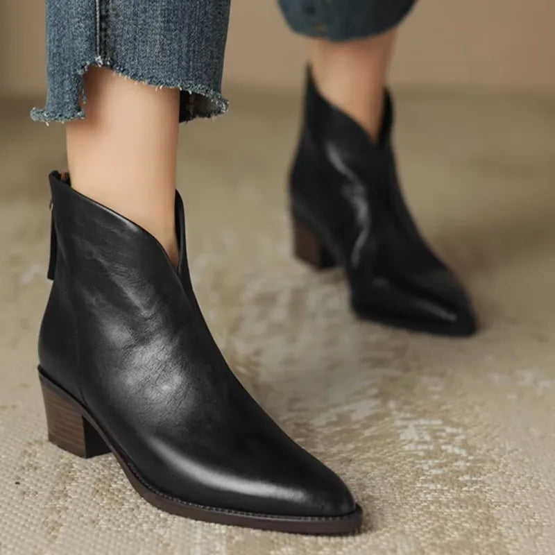 VALERIA™ | BOTINES ORTOPÉDICOS DE CUERO SINTÉTICO 2x1