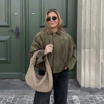 PATRÍCIA™ | CASACO DE CAMURÇA