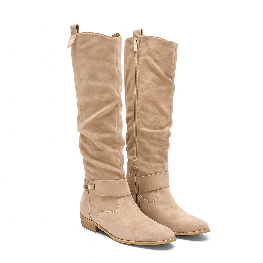 MATILDE ™ | BOTA DE JOELHO DE CAMURÇA