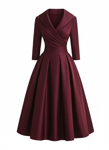 CLARA™ | VESTIDO ELEGANTE DE CETIM